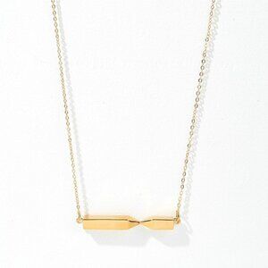 India Hicks The Oblique Necklace, GOLD NIB Retired Item HTF